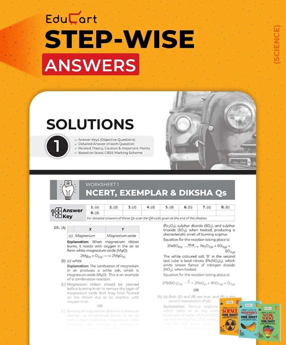 (OLD) Educart One-shot CBSE Class 10 Question Bank 2025-26 Bundle ...