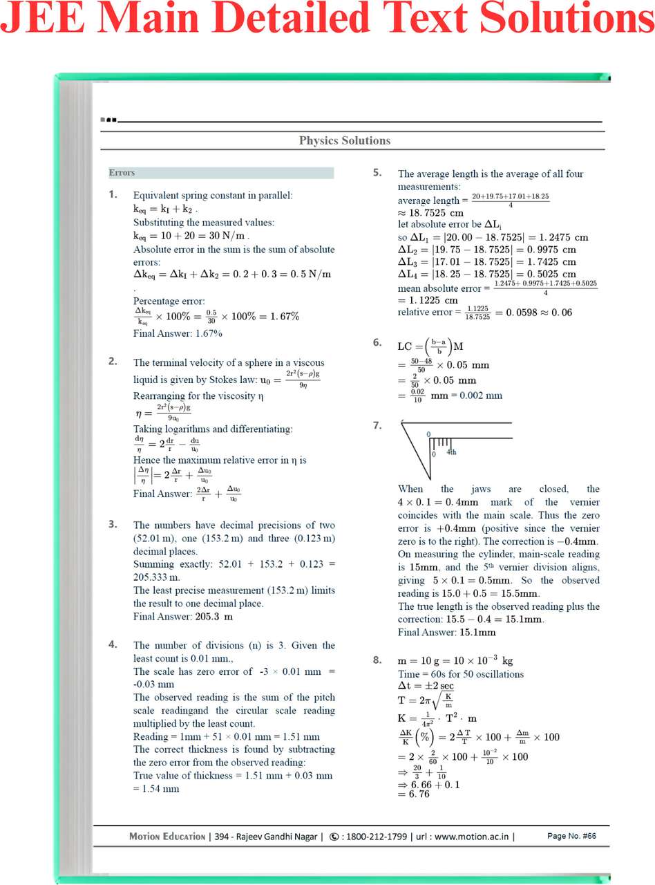 Jeemain Motion JEE Main & Advanced PYQ 2026 - Chapterwise & Topicwise Solved ...