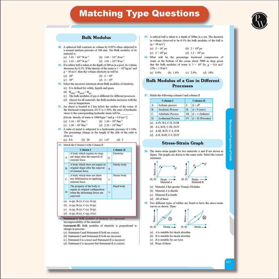 Pw Mr Physics Questions Solving Med Easy | Chapterwise and Topicwise ...