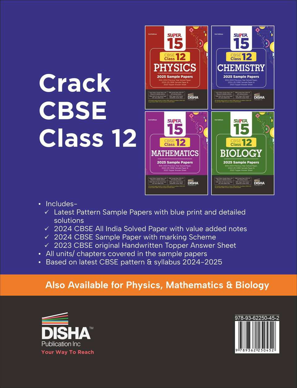 Super 15 CBSE Class 12 Chemistry 2025 Sample Papers with 2024 Previous ...