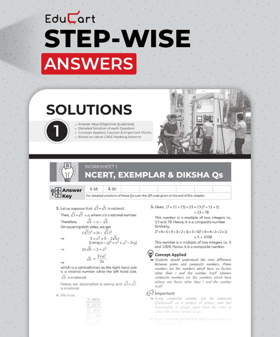 One Class Math Paper Sample Educart CBSE Class 10 Maths Basic One Shot Question Bank 2026 27 ...