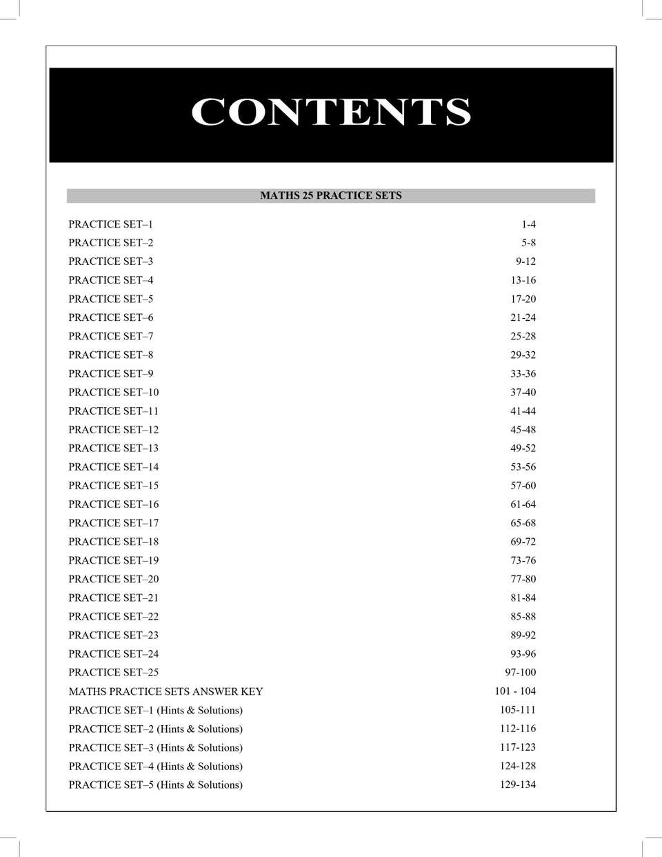 Super Practice Sets Book for SSC CGL & CHSL Mains Exam 2025 - 2026 ...