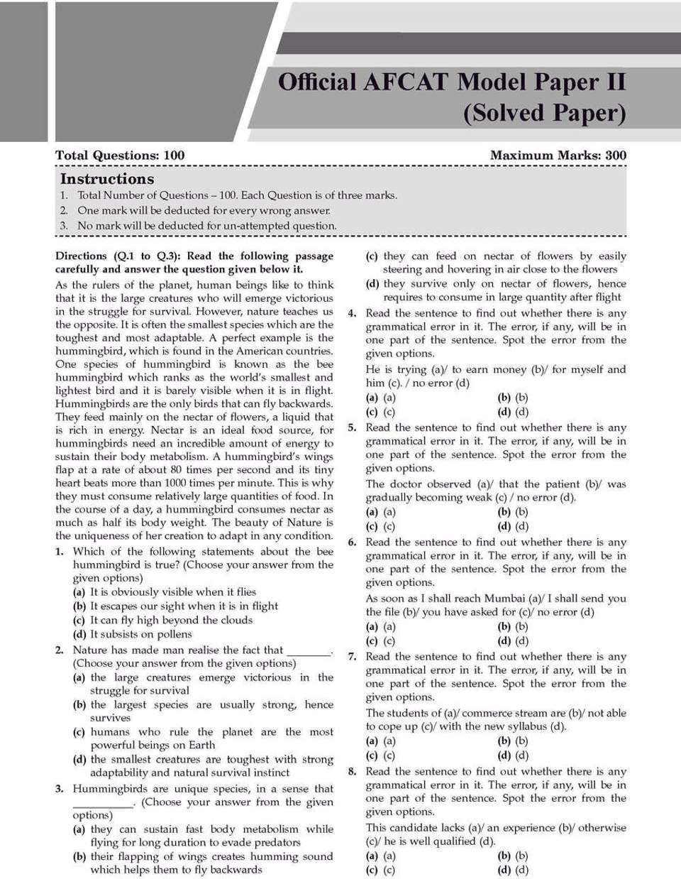 Oswaal AFCAT 15 Years Chapter-wise & Topic-wise Solved Papers 2011 to ...