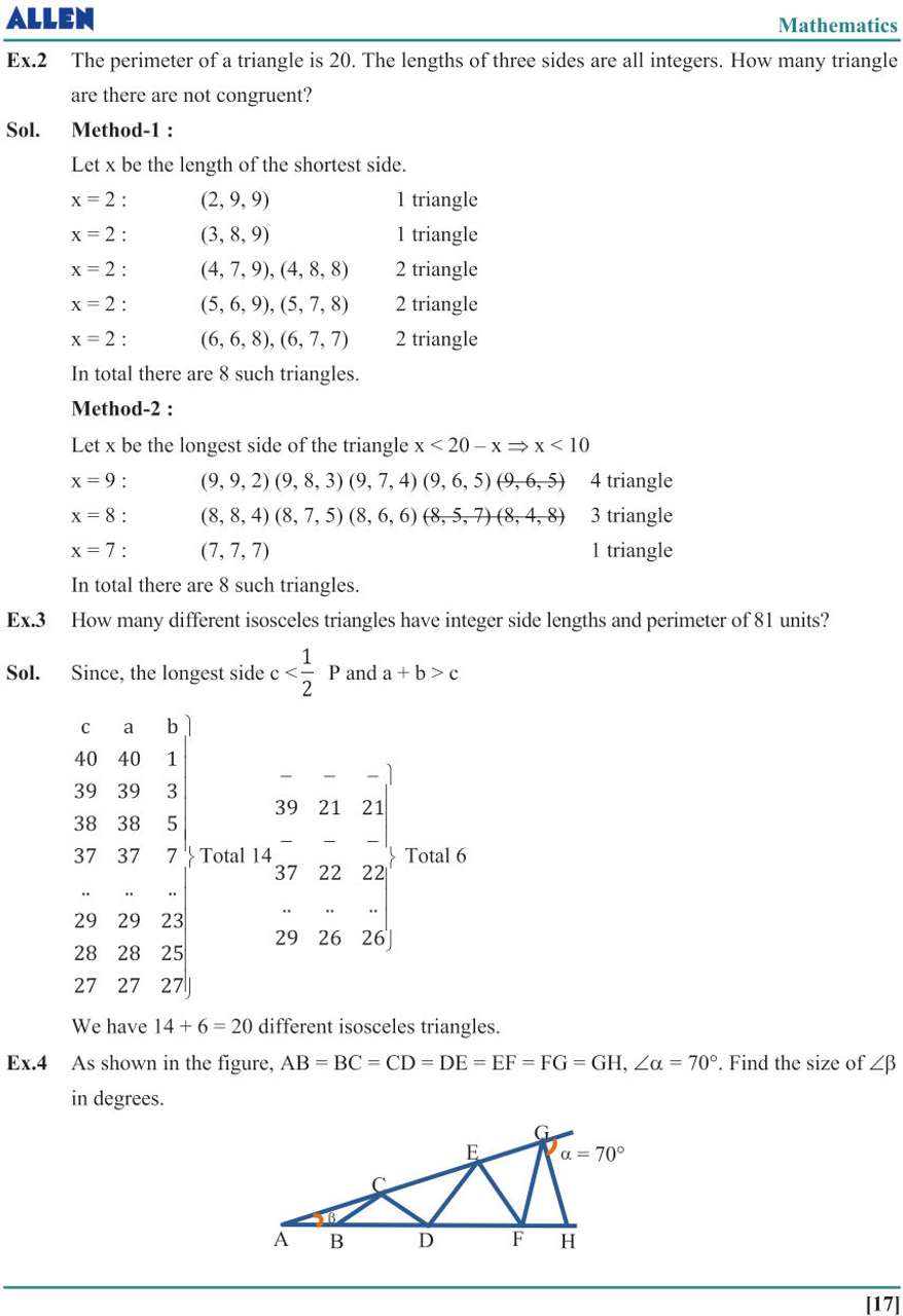 Examples Of Geometry Math Indian Olympiad Qualifier in Mathematics (IOQM) Multicolor Edition with ...