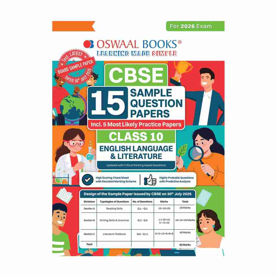 Profile Examples English CBSE 15 Sample Question Papers Class 10 English Language & Literature ...