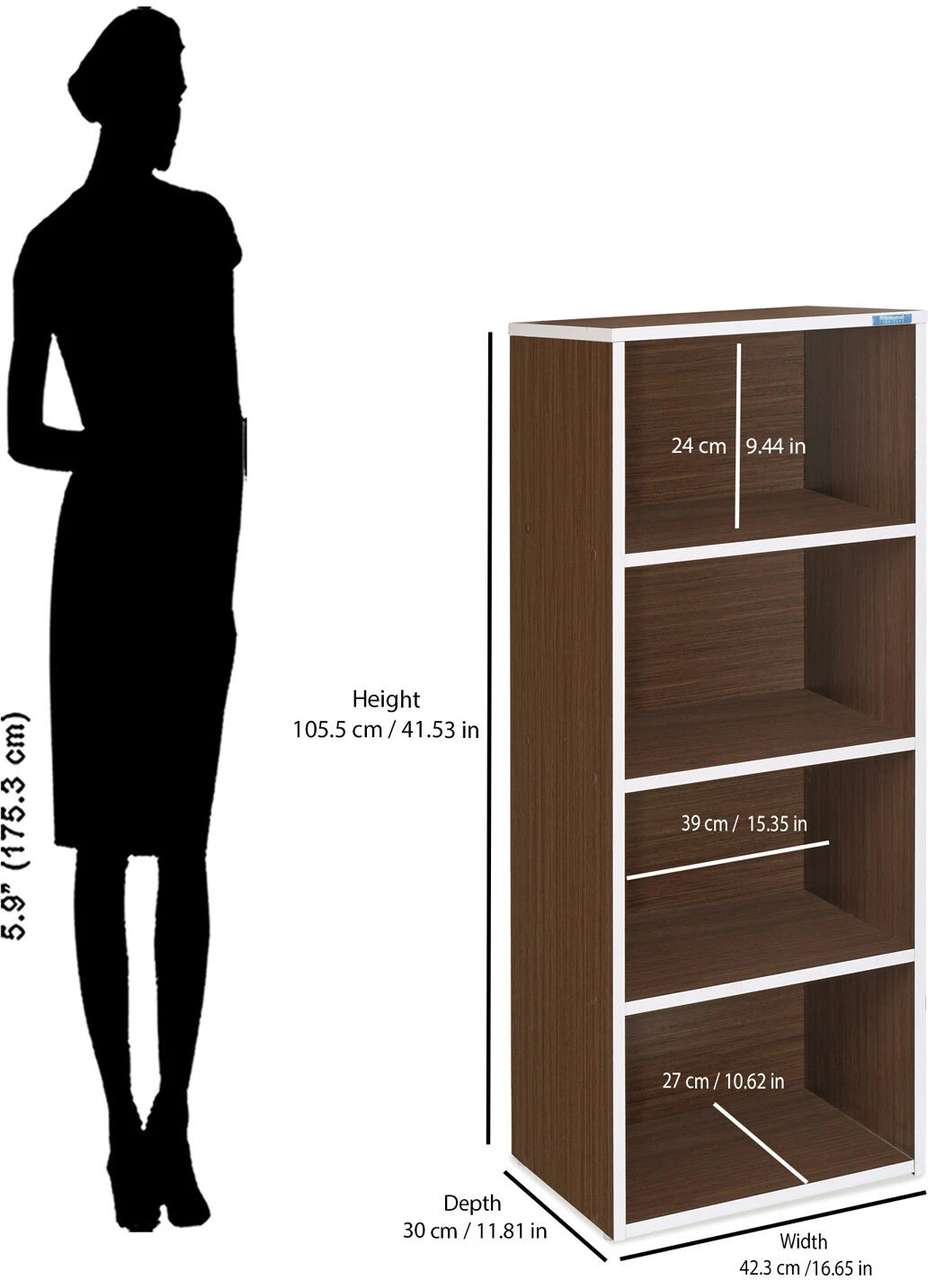 Visual Reference: Nilkamal Halo 4 Tier Engineered Wood Free Standing Cabinet Price