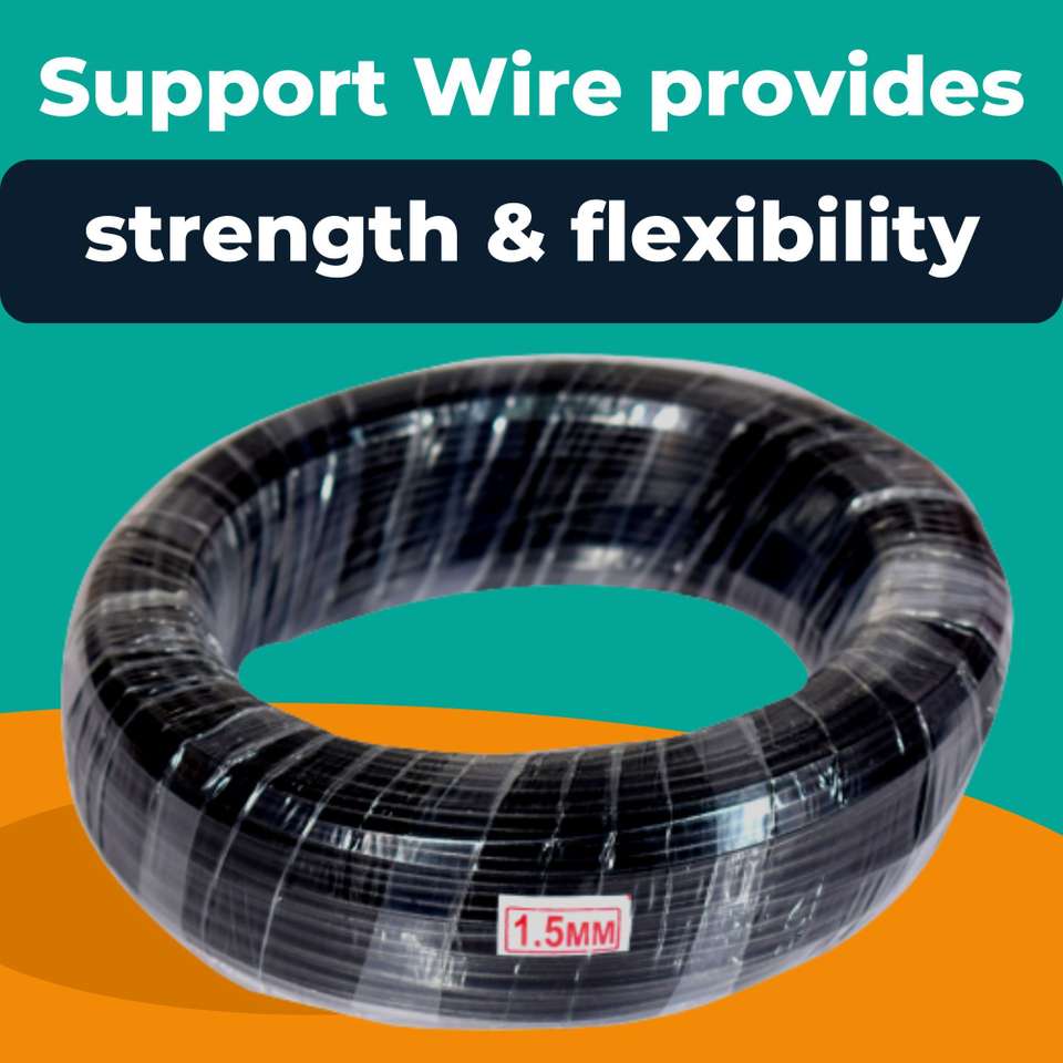 optik vision gold Support Wire/Rope wire/Binding Wire/Cliping {1.5mm ...