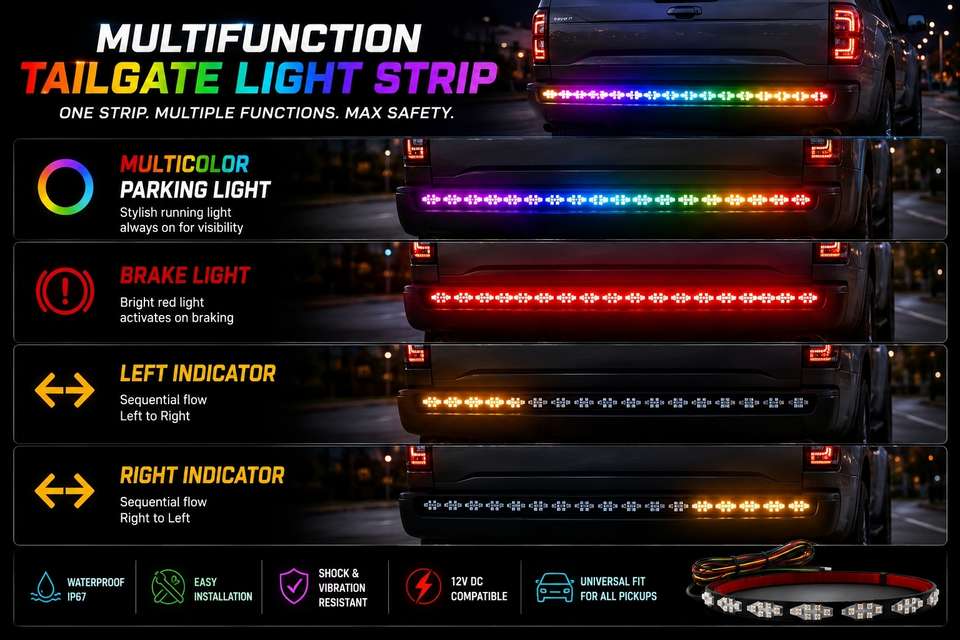 BJ Auto Accessories BJTL_50499 Car Fancy Lights Multicolor - Image 7