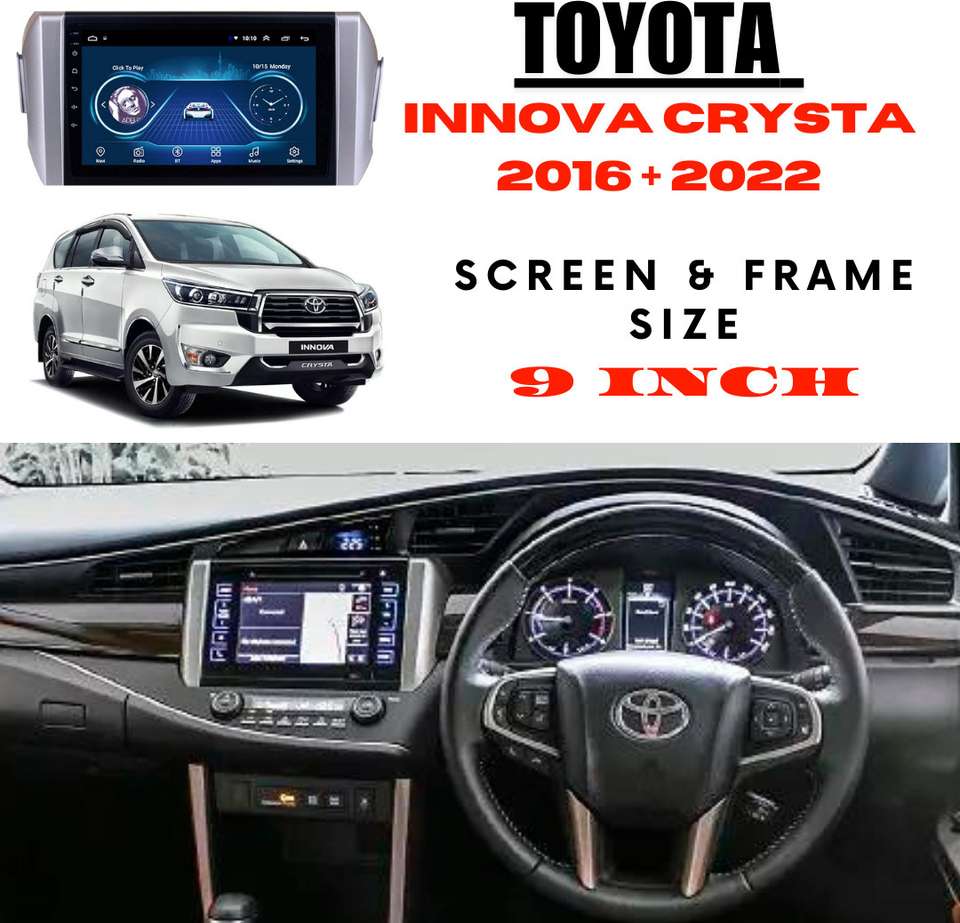 Innova Old Android Frame Modorwy 9 Inch Android System for Toyota Innova Crysta 2/32GB,Car ...
