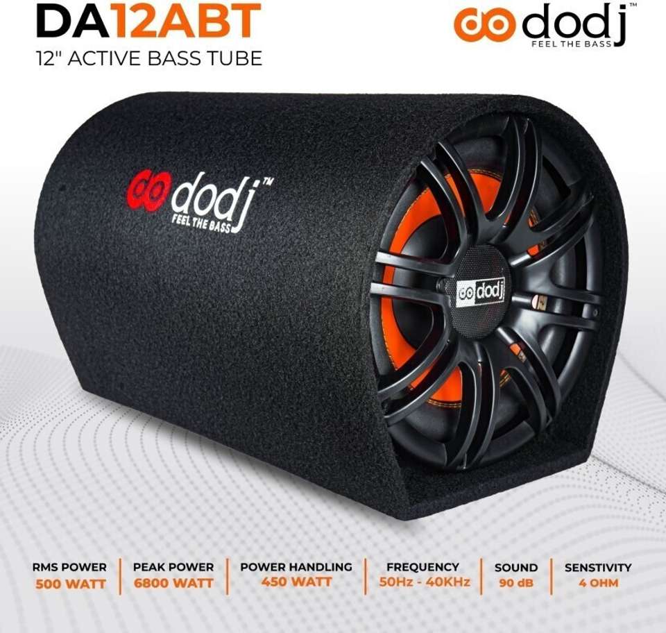 DODJ 12 Inch Active Car Bass Tube with Amplifier - Image 6