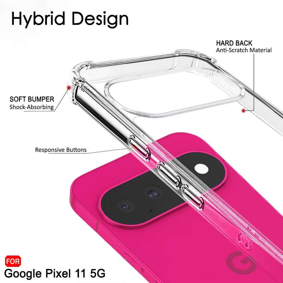 FABEKEE Back Cover for Google Pixel 11 Shock Proof Back Case Cover ...