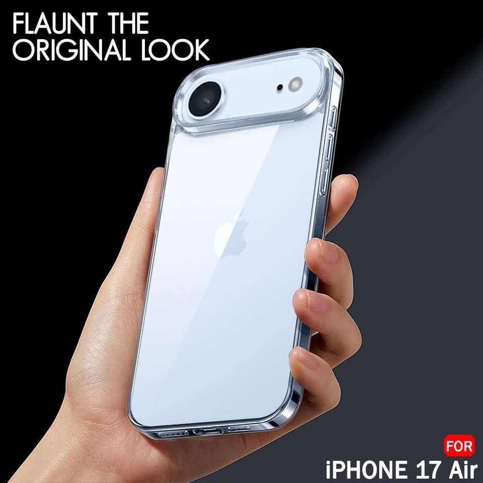 prozzile Back Cover for iPhone 17 Air, Ultra-Hybrid Crystal Clear ...