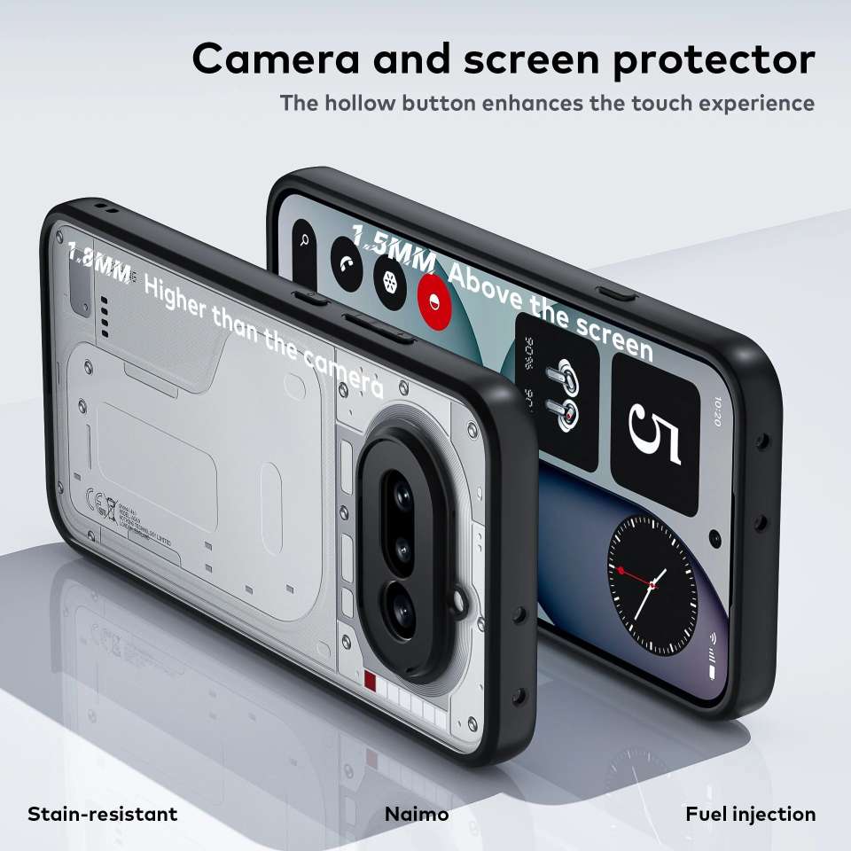 Enflamo Back Cover for Nothing Phone (4a) Black - Image 9