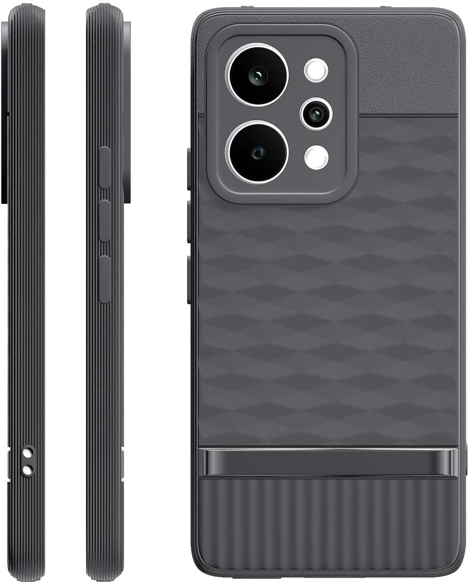 Casotec Back Cover for Realme P4 Power 5G, Grey, Silicon - Image 8