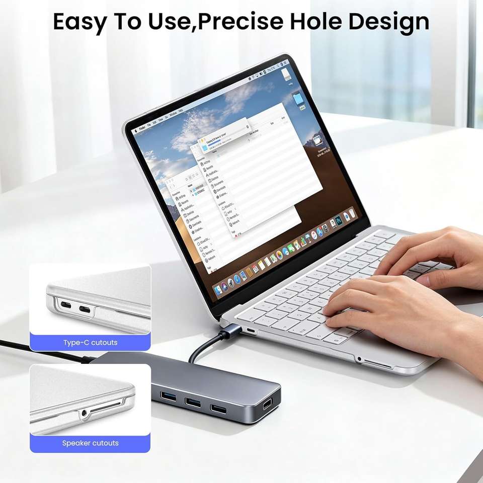Saco Front & Back Case for MacBook Neo Case 13 inch 2026 (A18 Pro ...
