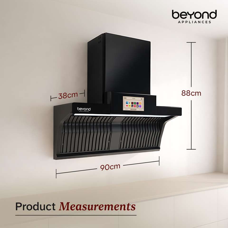 Beyond Appliances Orion 90cm Android Chimney 1600 CMH 90 cm Filterless ...