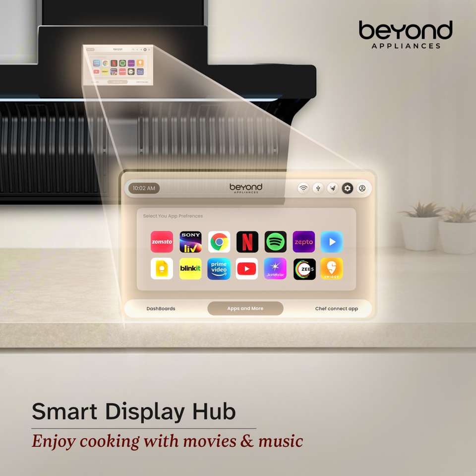 Beyond Appliances Orion 90cm Android Chimney 1600 CMH 90 cm Filterless ...