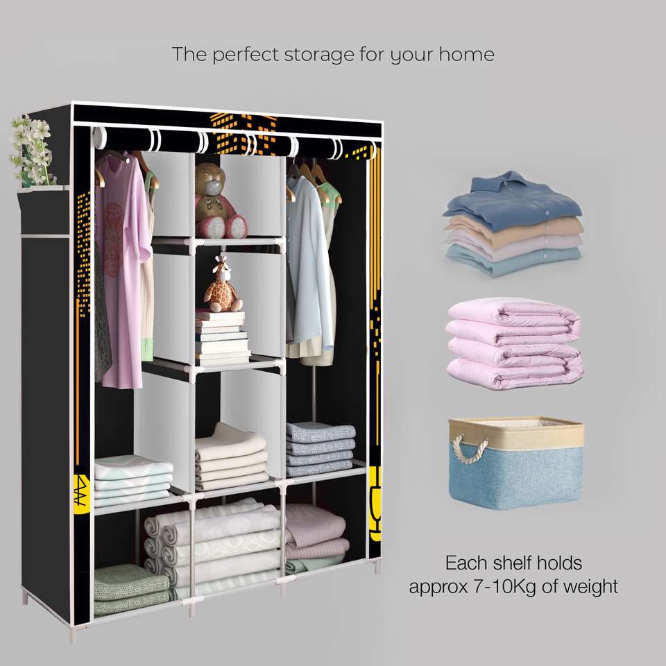SHOEVAULT PP Collapsible Wardrobe Price in India - Buy SHOEVAULT PP ...