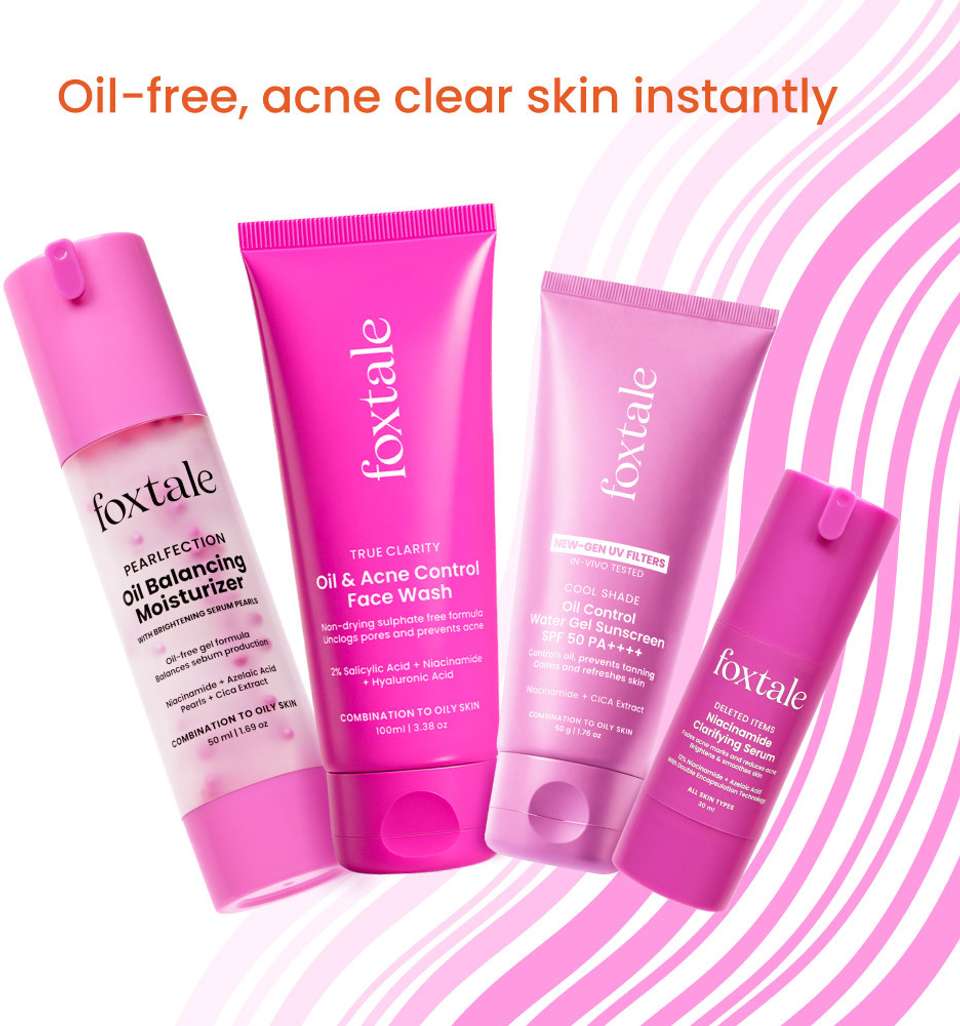 Foxtale Oil-Free Kit for Acne, Brightening, Hydration - Image 7