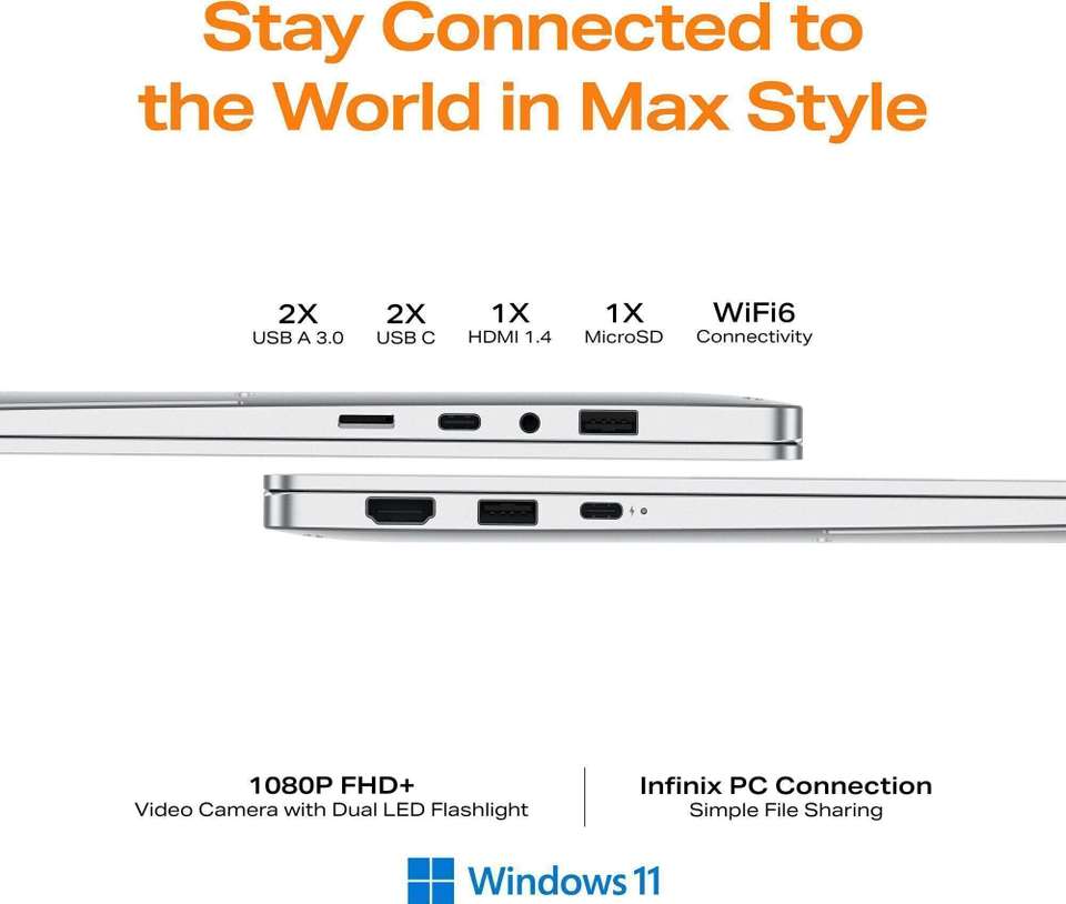 Intel Core Infinix Infinix Y4 Max Series Intel Core i5 13th Gen 1335U - (16 GB/512 GB SSD ...
