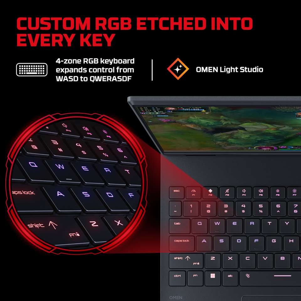 Hyperx Graphics Card HP HyperX Omen Intel Core i7 14th Gen 14650HX - (24 GB/1 TB SSD/Windows ...