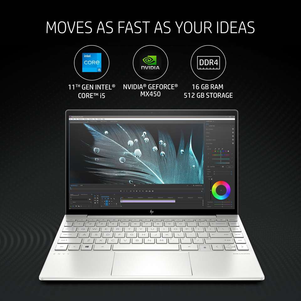 HP Envy 13 Intel Core i5 11th Gen 1135G7 - (16 GB/512 GB SSD/Windows 11 ...