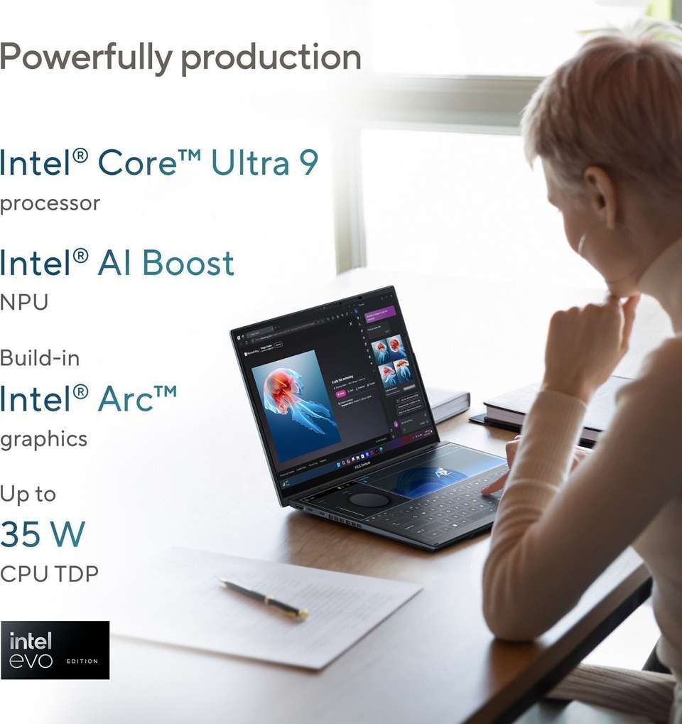 ASUS Zenbook Duo OLED AI PC Intel Core Ultra 9 185H - (32 GB/2 TB SSD ...
