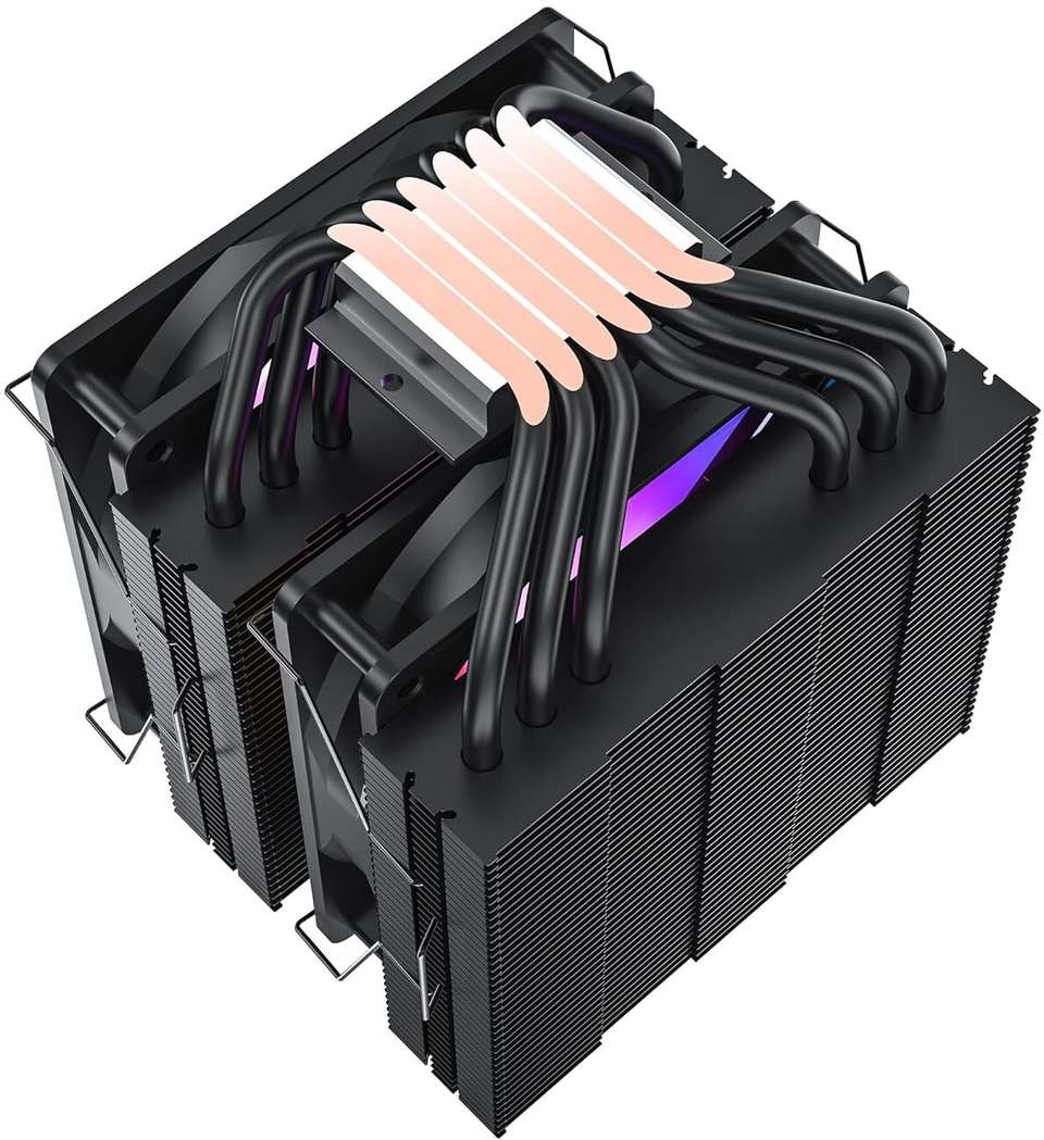 Ant Esports ICE C621 CPU Fan with ARGB LED PWM Dual Fan CPU Cooling Fan ...