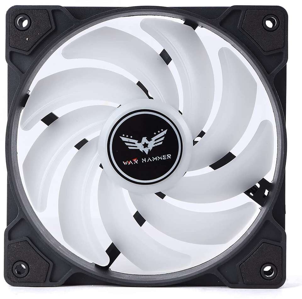 War Hammer 120mm RGB CPU Fans For Gaming PC Cabinet Quite Cooling ...