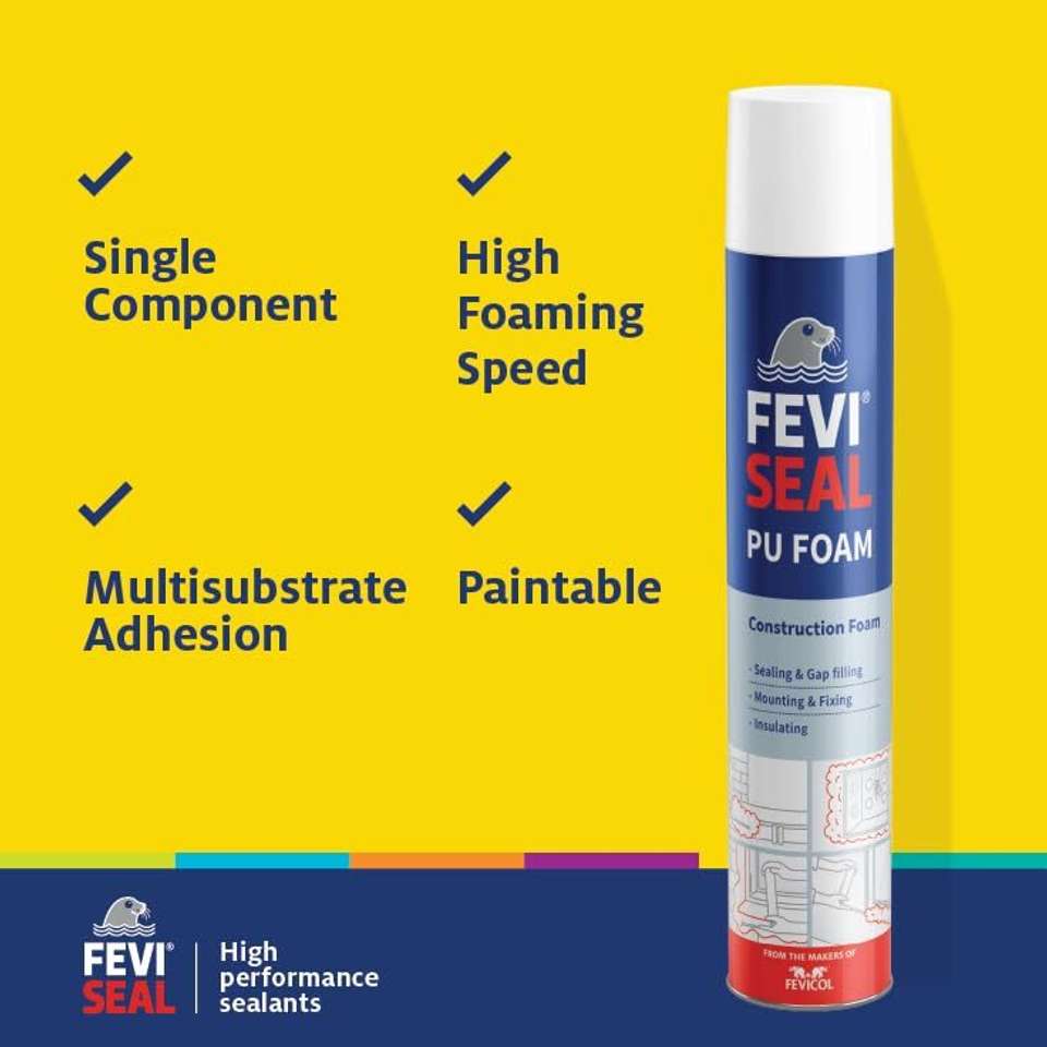 FEVISEAL PU-FOAM 750ml Spray Crack Filler - Image 8