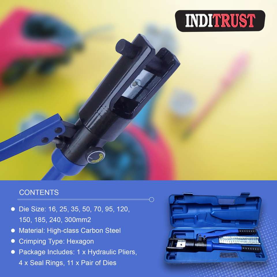 Inditrust Hydraulic Crimping Tool Compression Plier Hydraulic Crimping ...