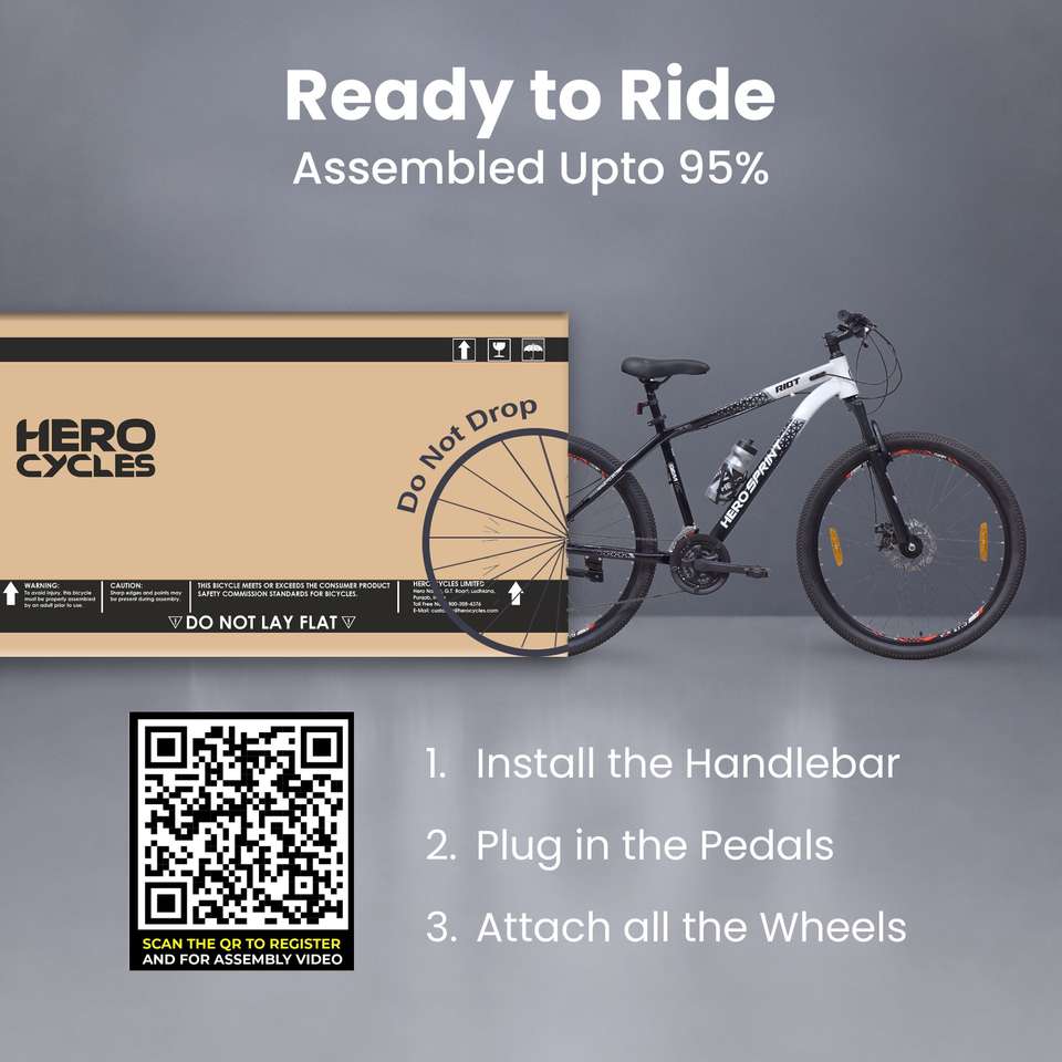 HERO RIOT 27.5 T (inch) Mountain Cycle Price in India - Buy HERO RIOT ...