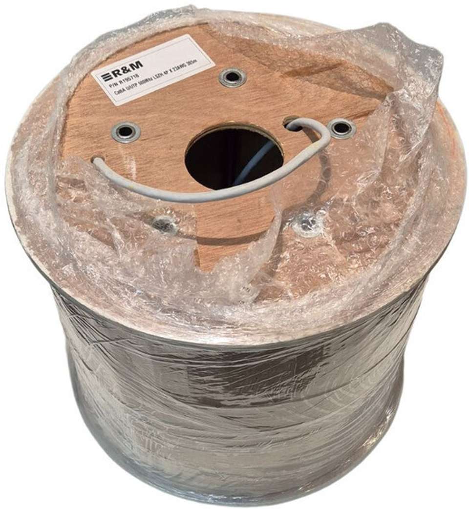 R&M Ethernet Cable 305 m Installation Cable Cat6A U/UTP LSZH | 305 ...