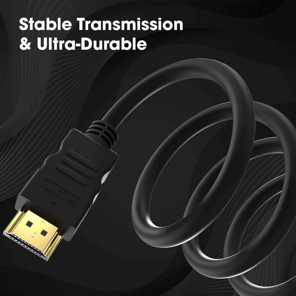 sounce HDMI Cable 1.5 m Aluminum Foil Shield HDMI Cable 4K High-Speed ...