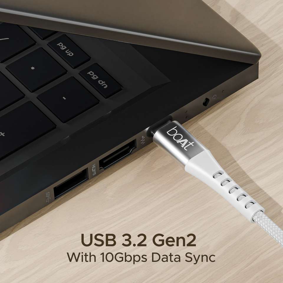 boAt USB Type C Cable 5 A 1.5 m Aluminium Alloy Shell Type-c C600 ...