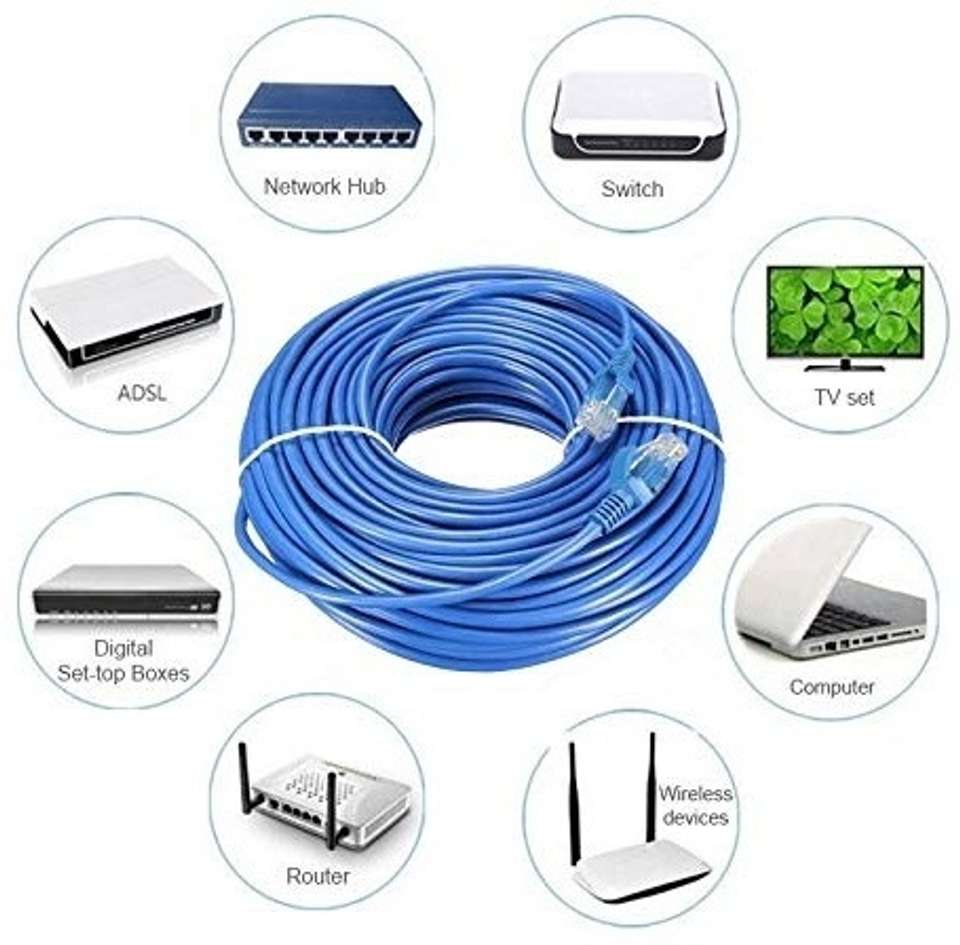 kipek Patch Cable 4.75 m 4.75 Meter CAT5/5E Ethernet Internet Network ...