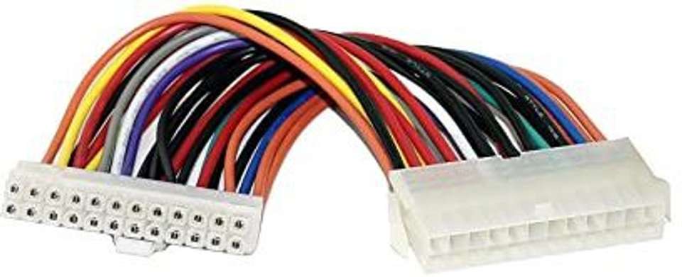 ULTRABYTES Power Sharing Cable 0.2 m ATX 24 Pin Male to 24Pin Female ...