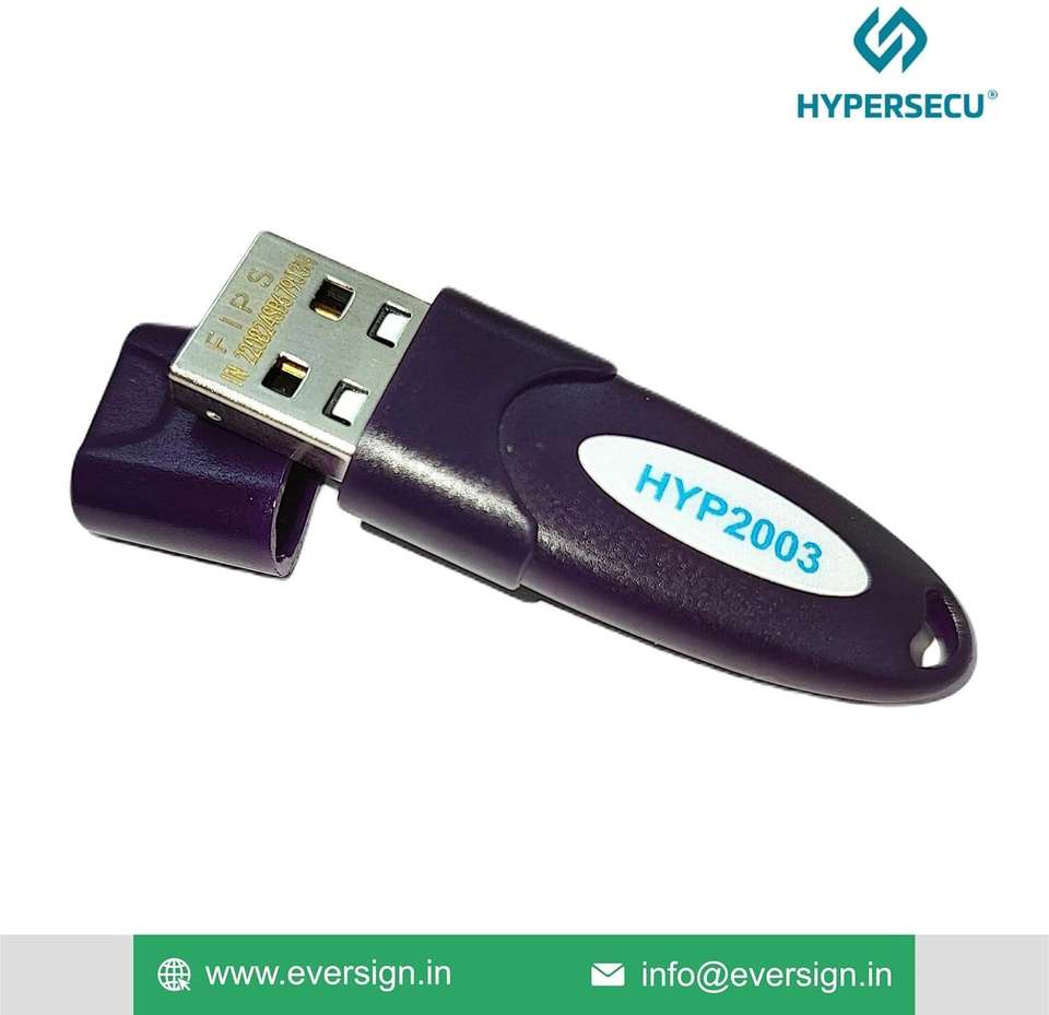 EVERSIGN HyperPKI HYP2003 USB Token for Digital Signature (Class 3 DSC ...