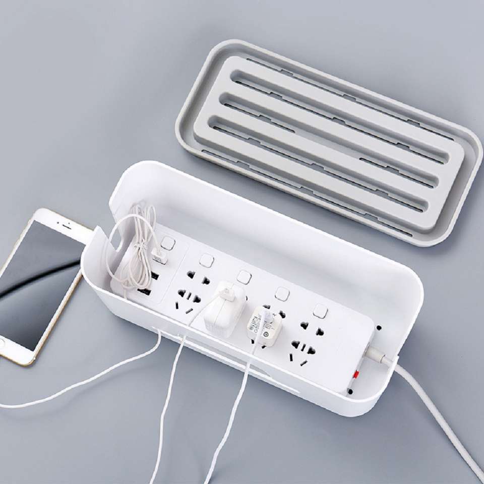 Flipkart.com | MOJIBO 2 Compartments plastic Cable Management Box ...