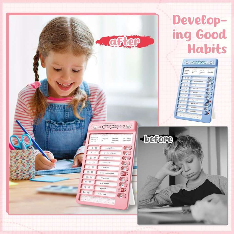 Jiyancreation Habit Tracker Daily Planner For Kids And Adult Chores ...