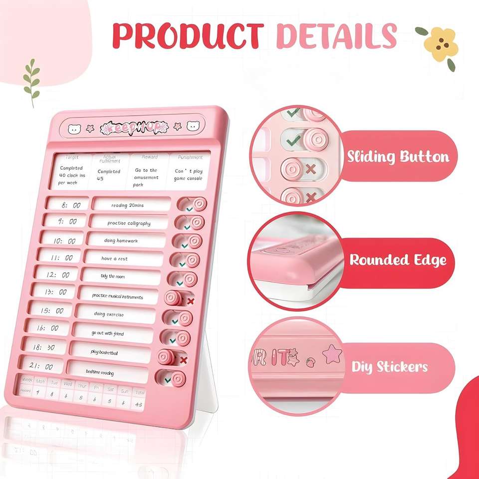 Jiyancreation Habit Tracker Daily Planner For Kids And Adult Chores ...