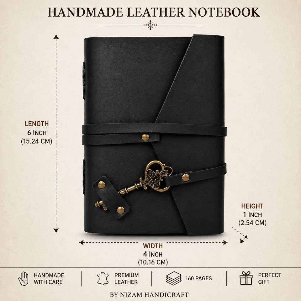 NIZAM HANDICRAFT KEY JOURNAL A6 Diary UNRULED 200 Pages Price in India ...