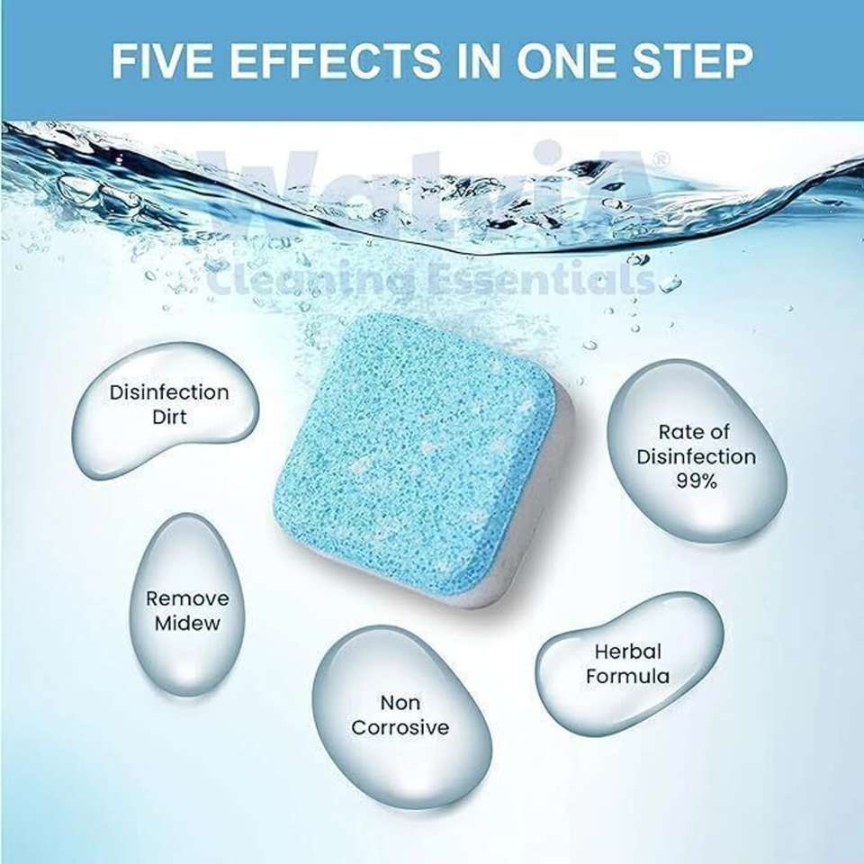 urben Wipe 30 Pcs Washing Machine Deep Cleaner for Front & Top Load ...