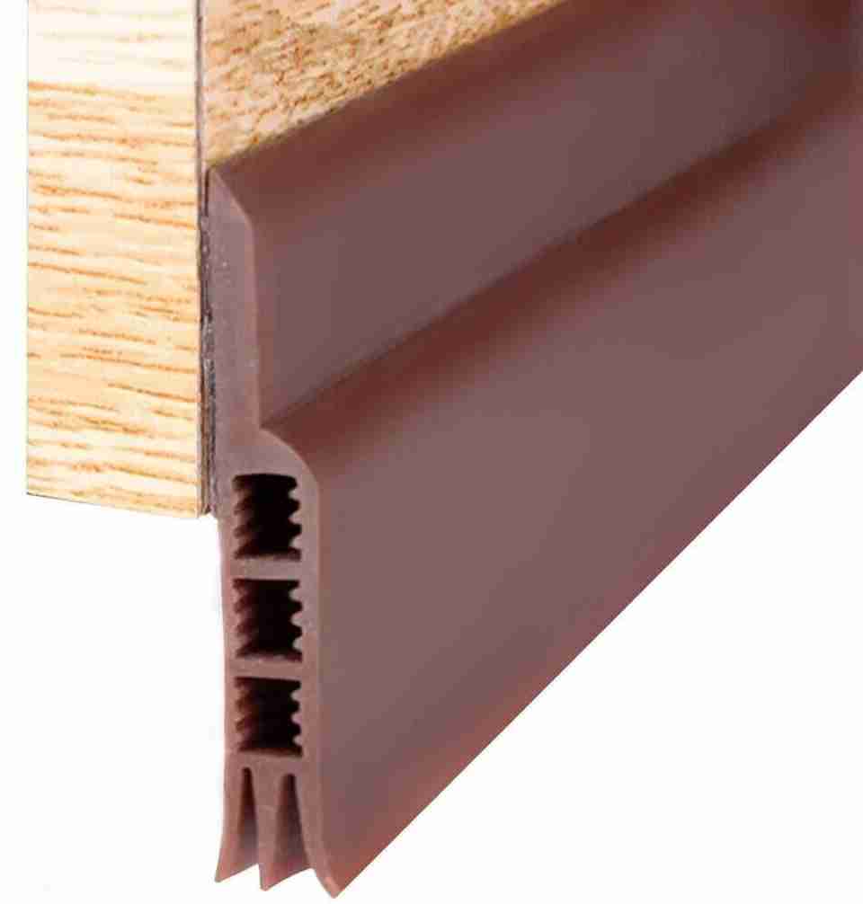 FLEXIFY 1 Meter Silicone Door Bottom Seal Strip Waterproof Gap Filler ...