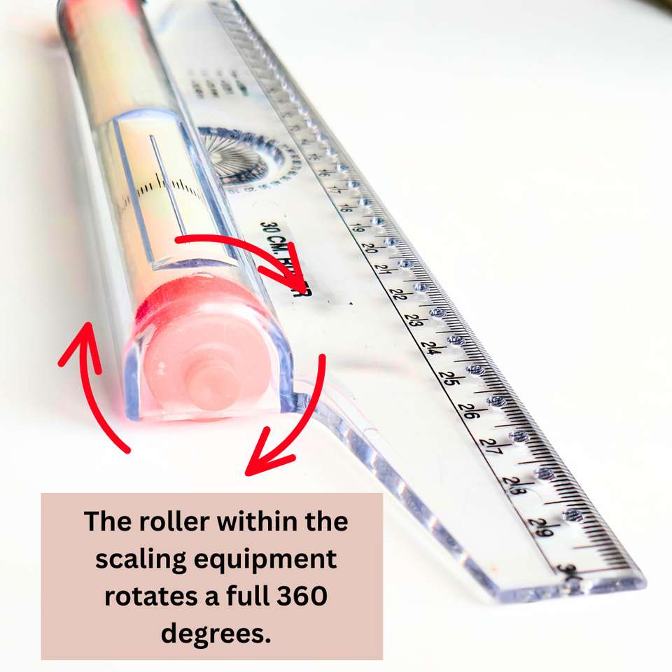 Skale Rooler DUSHALA Roller scale, Set squares, Pro circle, Long scale for ...