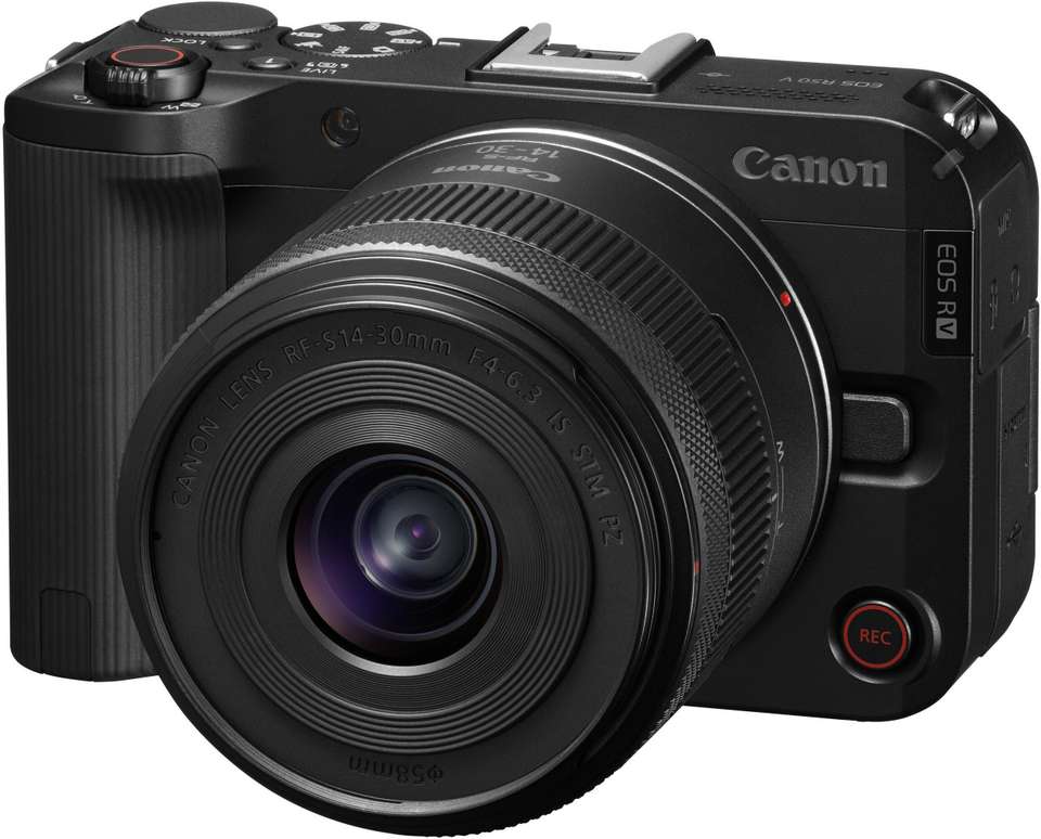 Canon EOS R50 V Mirrorless Camera Body withRF-S14-30mm F4-6.3IS STMPZ ...
