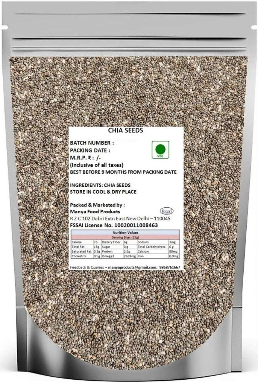 Best Price Organic RAW Chia Seeds Chia Seeds Price in India - Buy Best ...