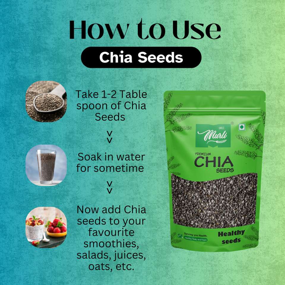 SHREE MURLI Raw Chia Seeds 1 Kg Chia Seeds Price in India - Buy SHREE ...