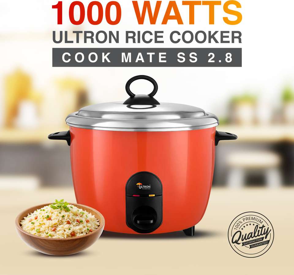 ULTRON Cook Mate SS 2.8 Electric Rice Cooker Price in India - Buy ...