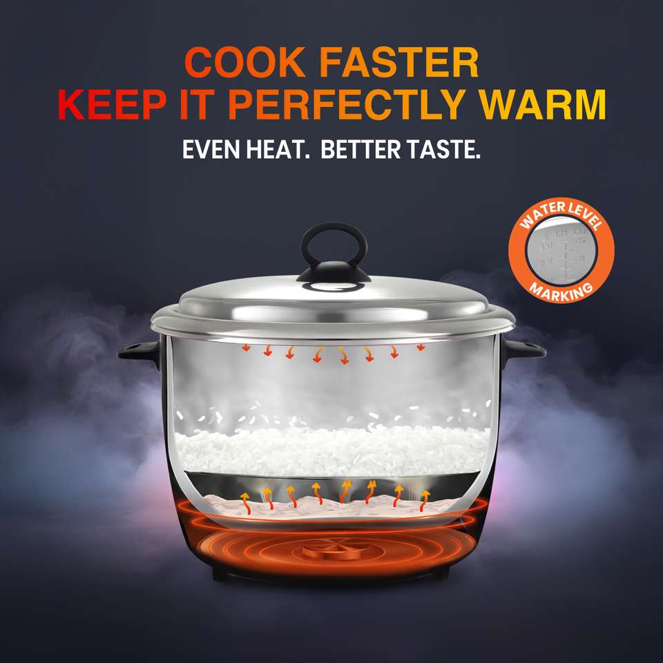 ULTRON Cook Mate SS 2.8 Electric Rice Cooker Price in India - Buy ...